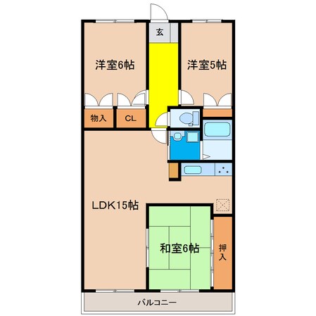 ライオンズマンション西鈴蘭台第２の物件間取画像